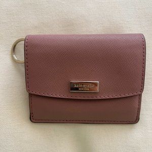 Kate Spade Small Wallet with Keyring - Pink